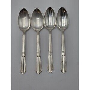 4 StratfordPlate Sectional Tablespoons Mark IS